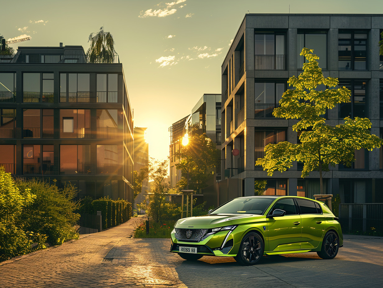 La Peugeot 308 verte : élégance et performance sous une couleur ...